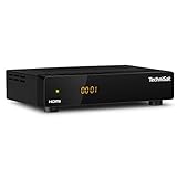 TechniSat HD-S 261 - kompakter digital HD Satelliten Receiver (Sat DVB-S/S2, HDTV, HDMI, USB Mediaplayer, vorinstallierte Programmliste, Sleeptimer, Nahbedienung am Gerät, Fernbedienung) schwarz