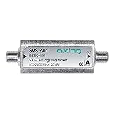 Axing SVS 2-01 Satelliten-Leitungsverstärker Inline Sat (20 dB, 950 - 2400 MHz)