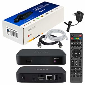 Bild des Produktes 'MAG 322 Original Infomir & HB-DIGITAL IPTV SET TOP BOX Multimedia Player Internet TV IP Receiver (HEVC H.256 support'