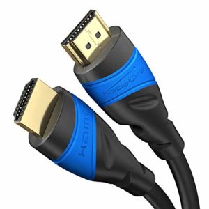 KabelDirekt – 1,5 m – 4K HDMI-Kabel (4K@120Hz & 4K@60Hz für ein spektakuläres Ultra-HD-Erlebnis – High Speed mit Ethernet, kompatibel mit HDMI 2.0/1.4, Blu-ray/PS4/PS5/Xbox Series X/Switch, Schwarz)