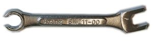 Bild des Produktes 'Axing BWZ 11-00 Spezial Gabelschlüssel für enge F-Buchsenabstände 11er Maulschlüssel'