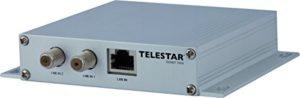 Bild des Produktes 'Telestar Digibit Twin Satelliten-IP Netzwerk Transmitter (HDTV, 2 SAT Eingänge, 1 LAN Ausgang) silber'
